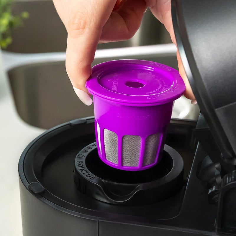 Perfect Pod Cafe Flow 1-Stream Reusable Coffee Pod Filter - Refillable K Cup Capsule Compatible with Keurig K-Mini Plus K-Duo and Select Coffee Makers (See Full Compatibility Chart) - Image 5